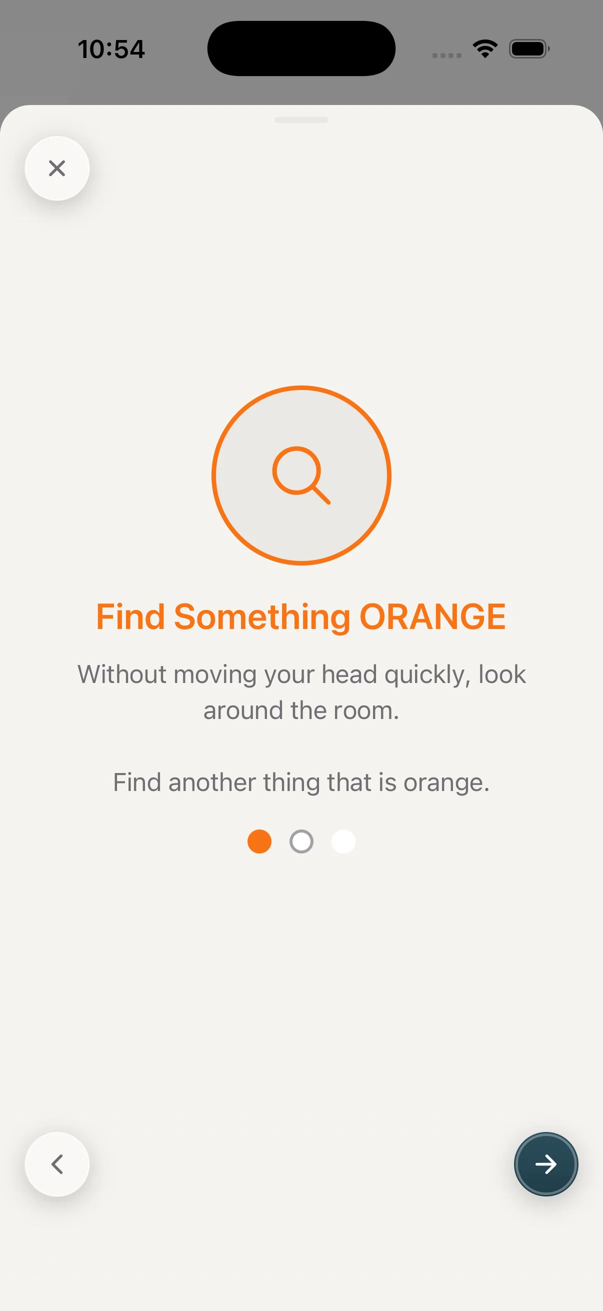 Tools inspired by what works in therapy. For your own practice.: Sensory orienting