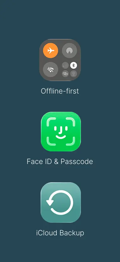 Your secrets stay yours.: Stays on your phone